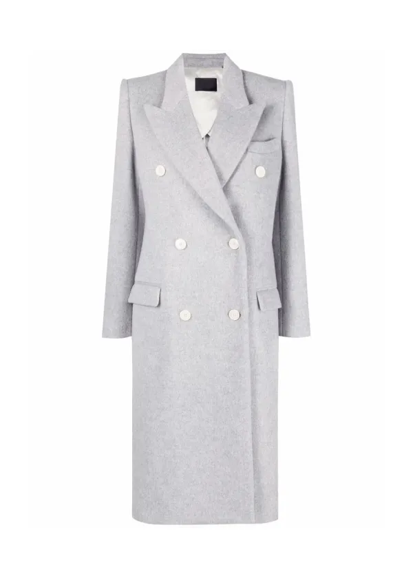 Padded Shoulders Enarryli Maxi Coat