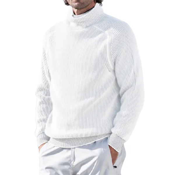 Men's Cashmere Turtleneck Sweater