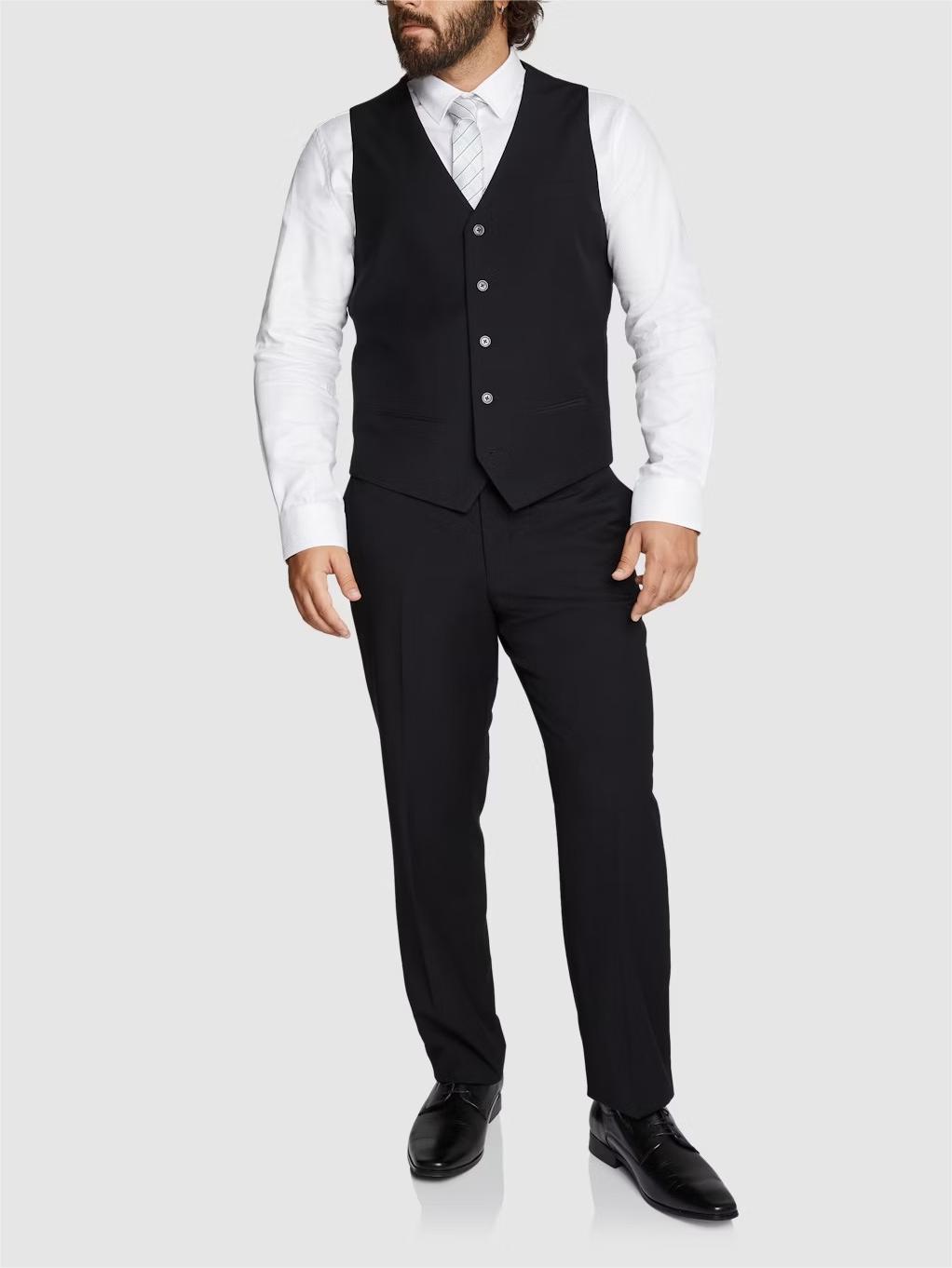 BLACK RAYMOND WAISTCOAT