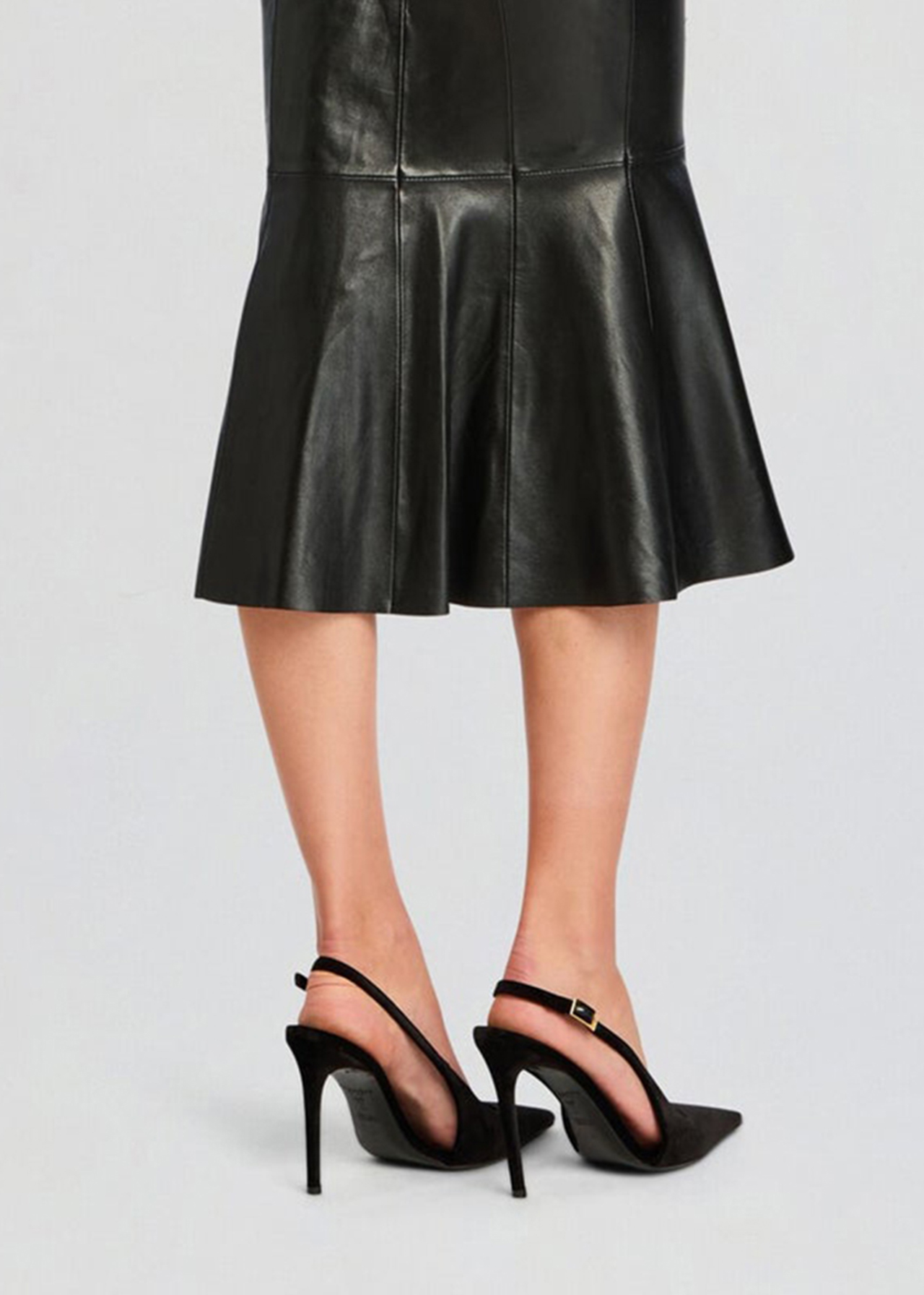 Cassander Leather Skirt