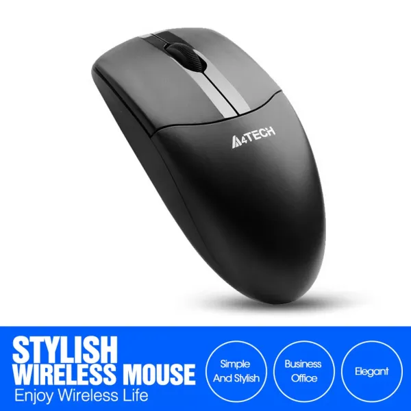 Ergonomic design 2.4GHz Wireless 1000DPI Optical Mouse for Home Office Computer PC 3 Buttons Mice