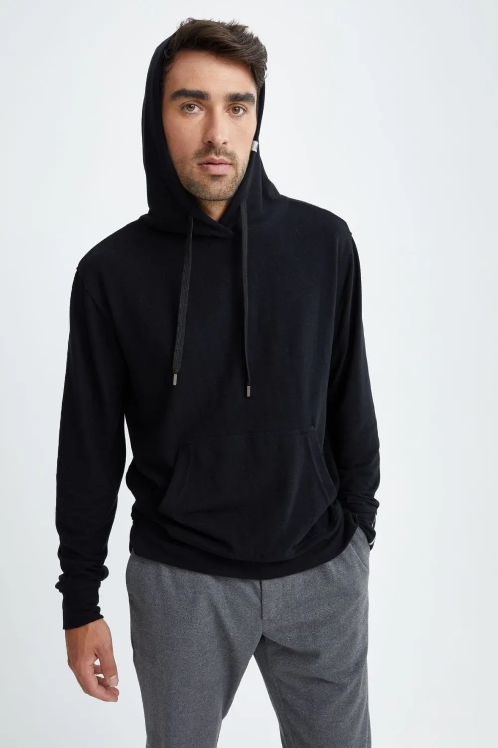 ROVER - Black T-Series Fleece Knit Hoodie