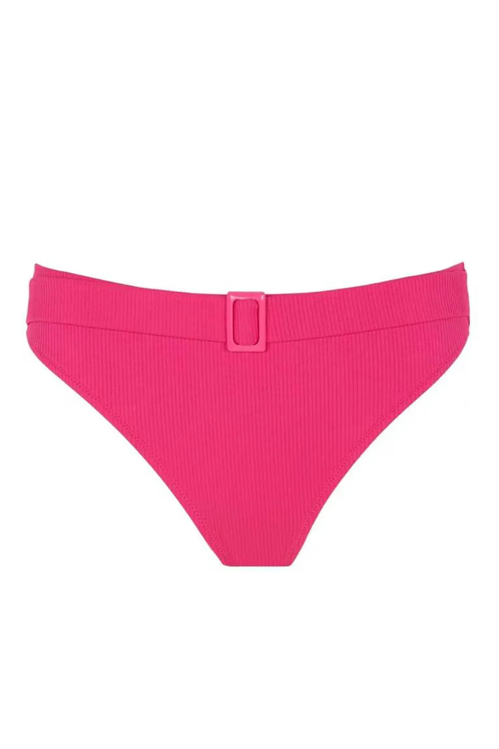 Regular Fit Square Buckle Bikini Bottom