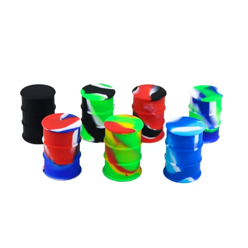 26ml silicone wax oil drum bho dab weed container non stick oil slick extract bho dab oil concentrate jars dab wax container