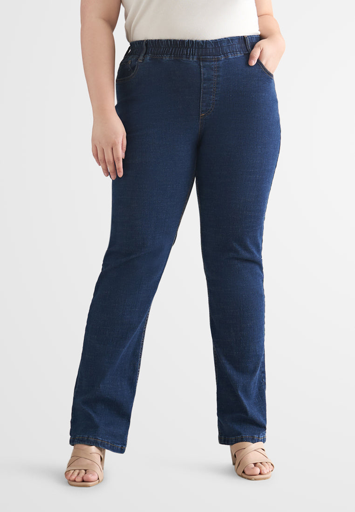 Ultra Stretch Straight Cut Jeans