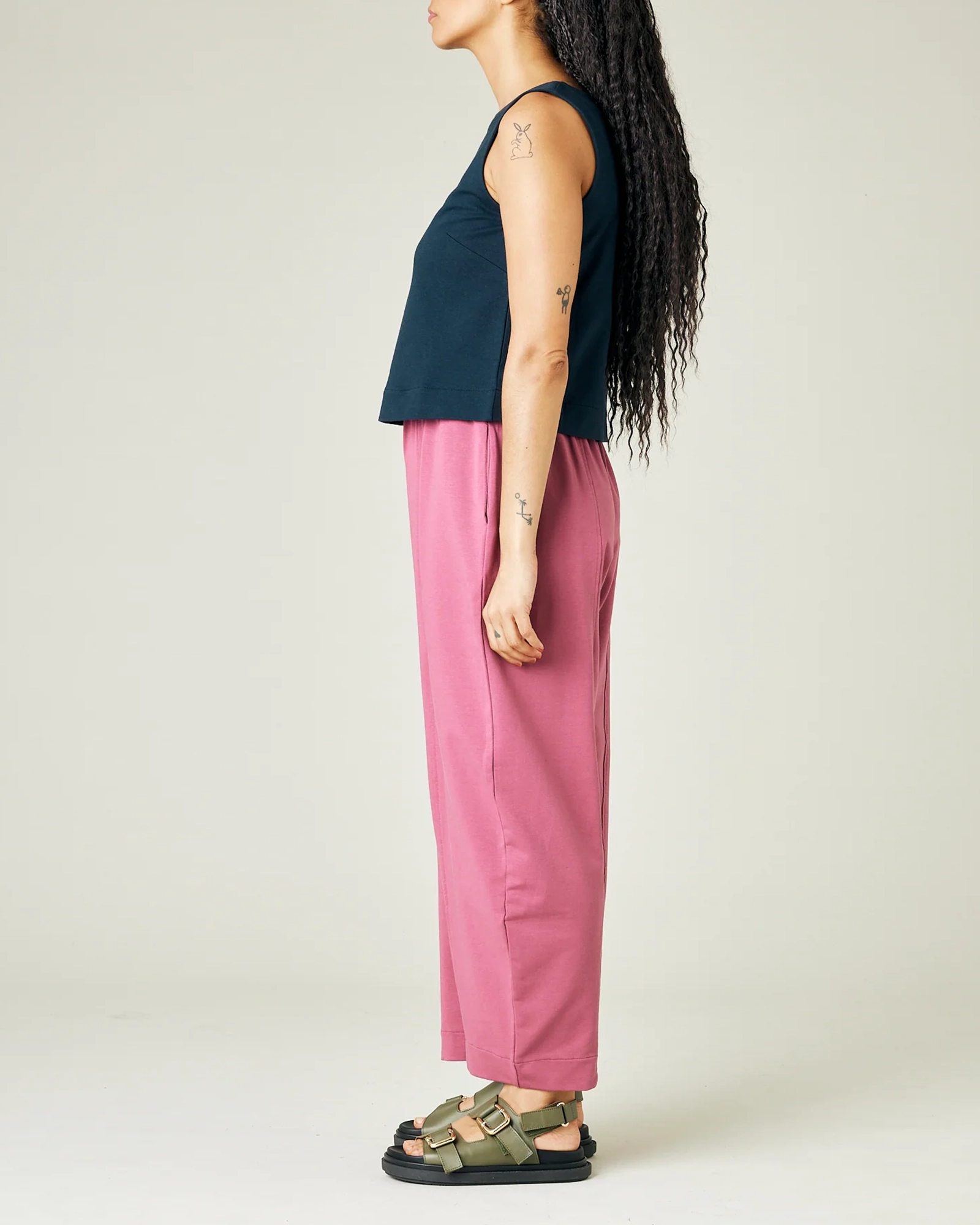 DESERT ROSE JERSEY TROUSERS