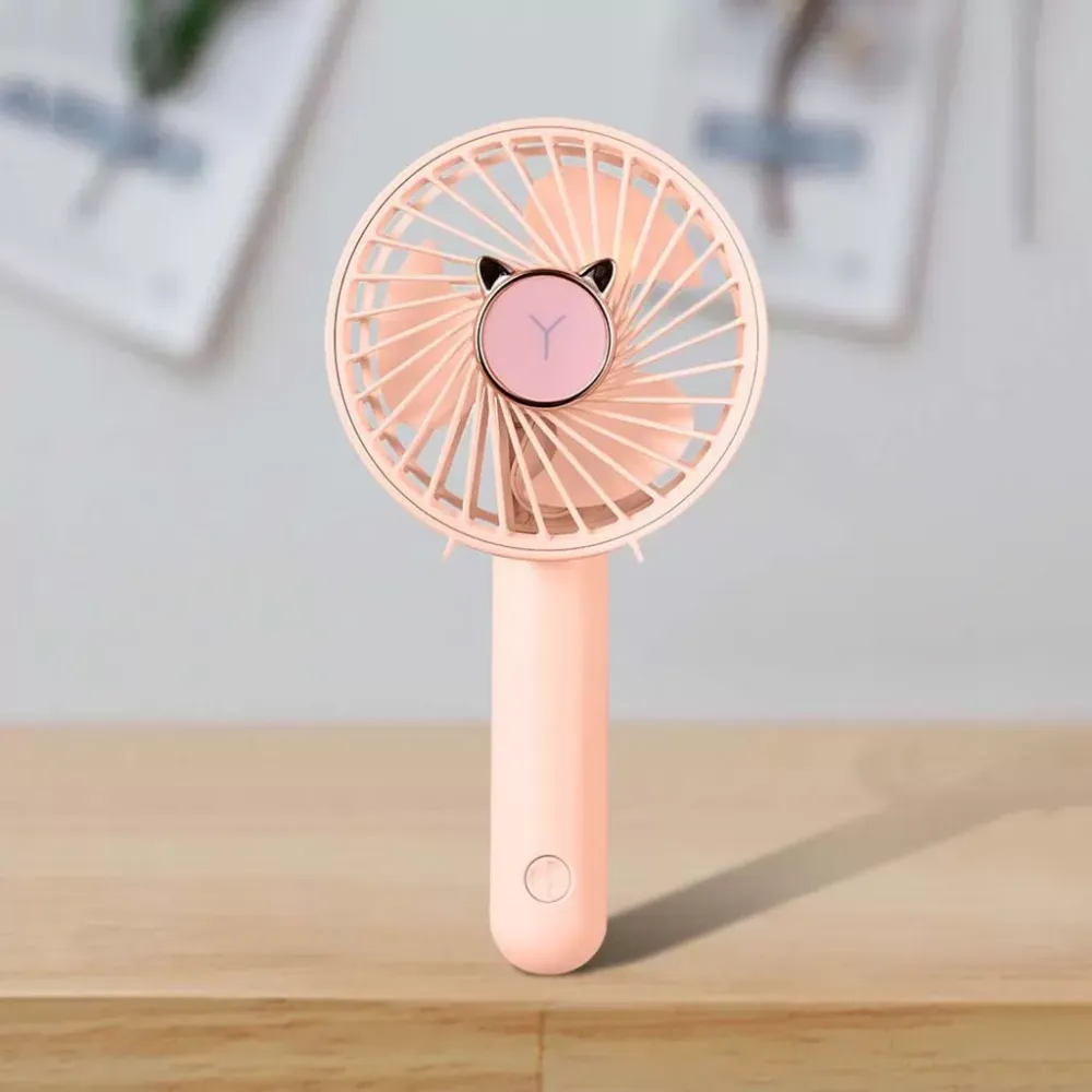 Low Noise Smart Home Portable Handheld Multi-function Mini Fan Summer Cool USB Charge Fan Speed Adjustable 3 Speed Hanging Fan