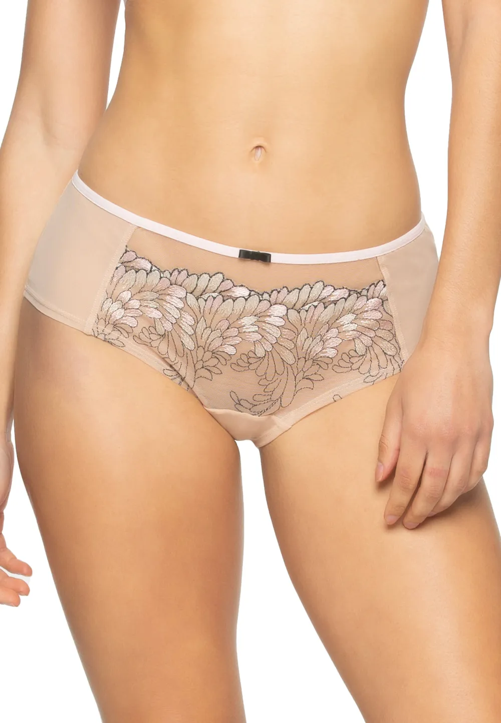 Felina Aura Embroidered Overlay Hipster Panty