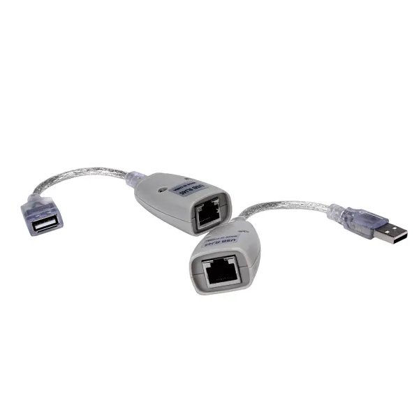 USB Extension Extender Adapter Up To 150ft Using CAT5 RJ45 LAN Cable dropshipping