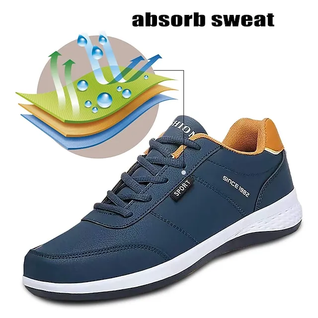 🔥Last Day Sale 60% OFF🔥 - Men Arch Support & Breathable and Light & Non-Slip Shoes - Comfy Casual Walking Orthopedic Shoes