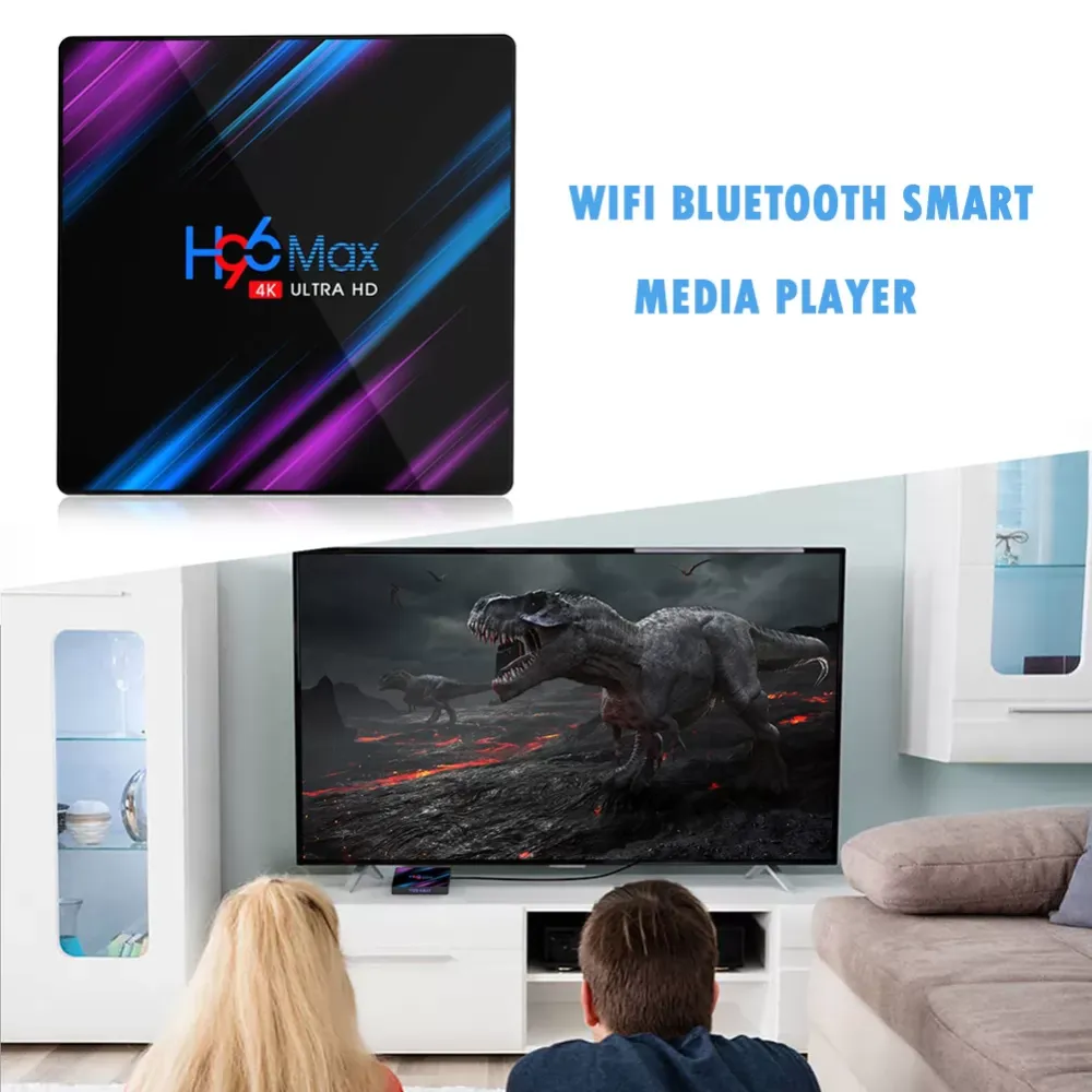 H96 MAX RK3318 Smart TV Box Android 10 4GB 32GB 64GB 4K Youtube MediX Android TV Set Top Box 2GB 16GB