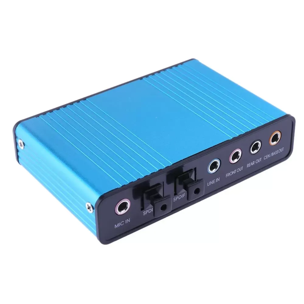 External USB Sound Card Channel 5.1 7.1 Optical Audio Card Adapter for PC Computer Laptop