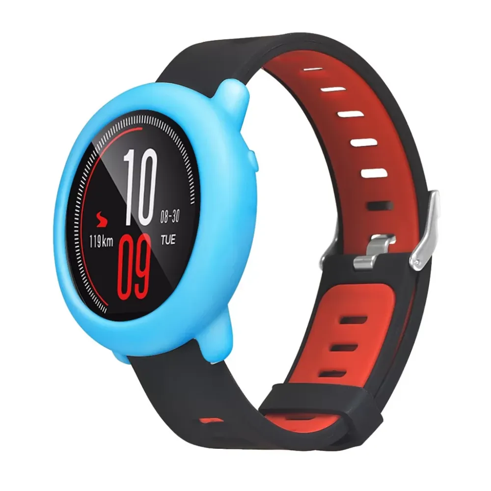 Case Cover Shell Silicone Frame Protective for Xiaomi Huami AMAZFIT Pace Watch Full Protector Shell Frame Bumper Accessories