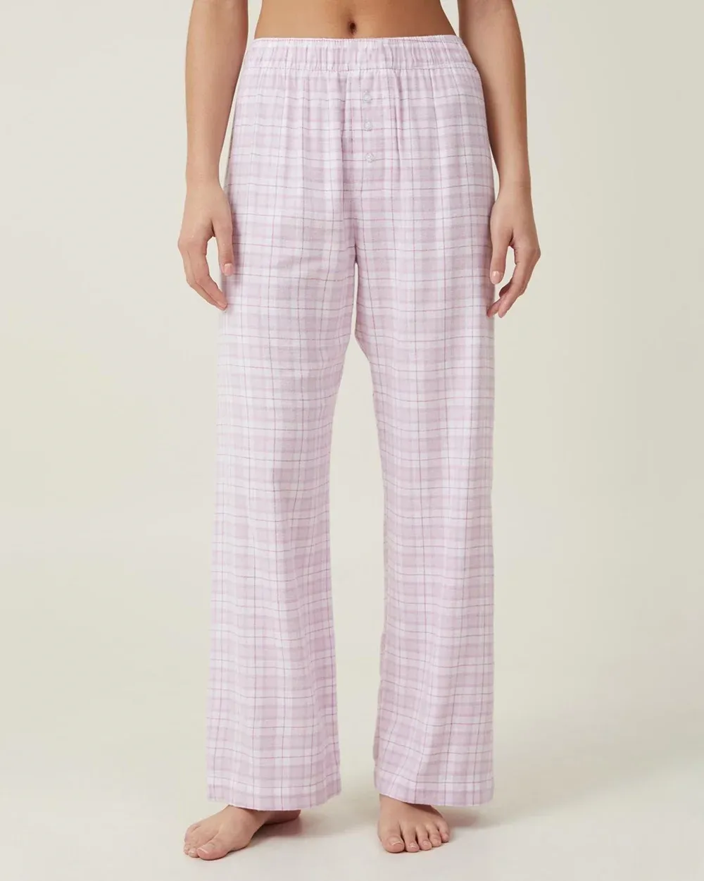 Flannel Boyfriend Boxer Pants