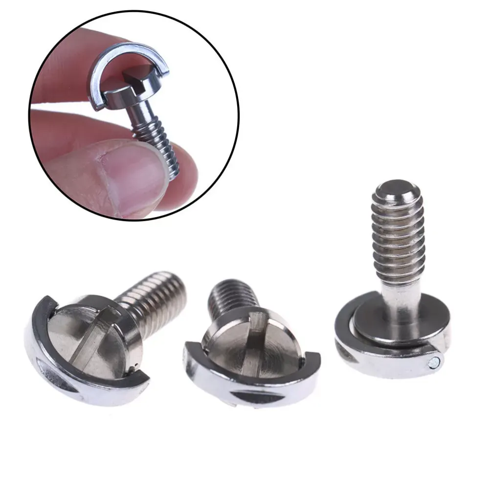 1/4 Quick Release Adapter Screw Pin Enhanced Long 21MM Flat Head D Shaft D Ring 1/4