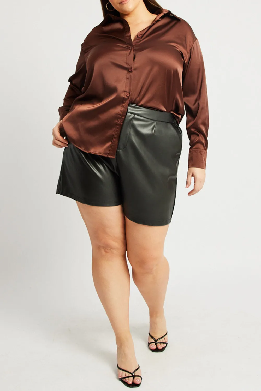 Satin Shirt Long Sleeve