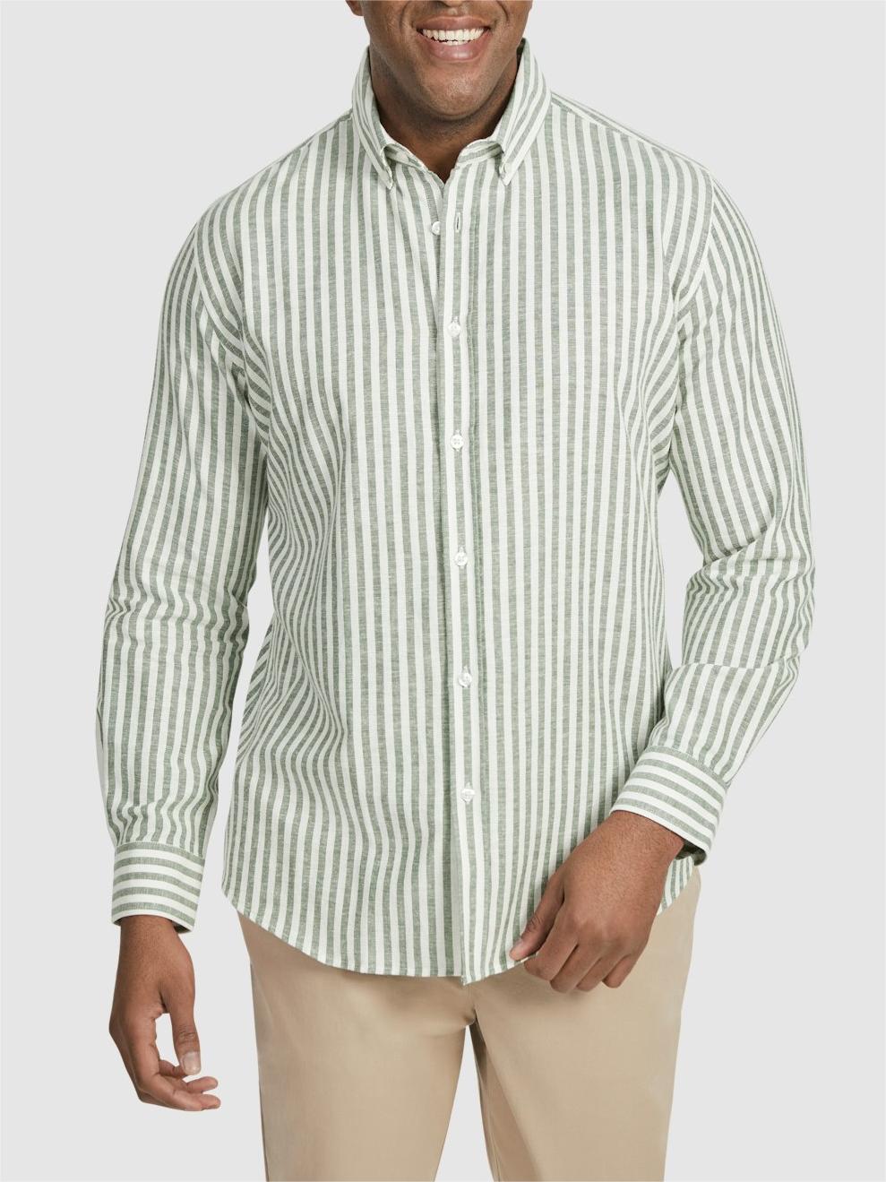 BLUE HOLIDAY STRIPE LINEN SHIRT