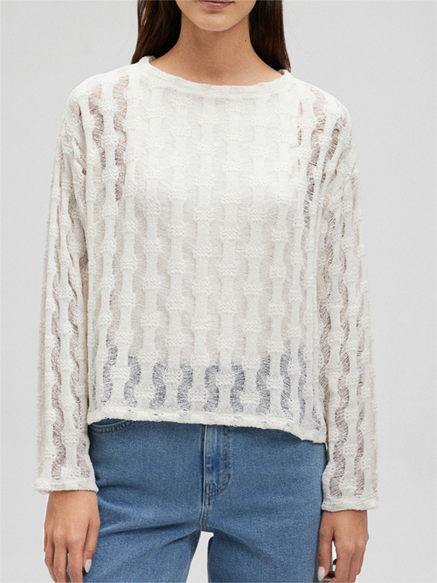 Woven Sweater