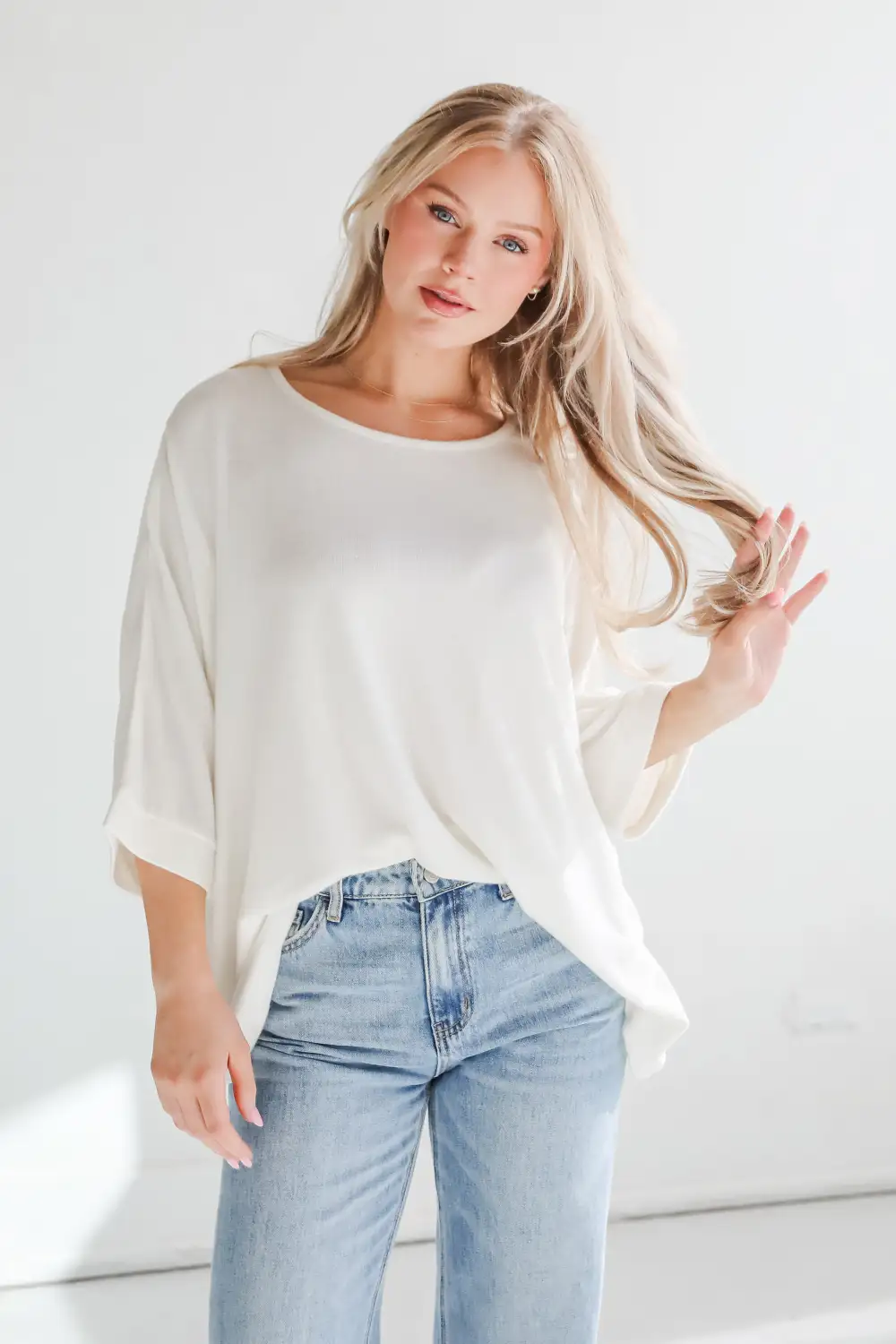 Winning Pick Oversized Soft Knit Top