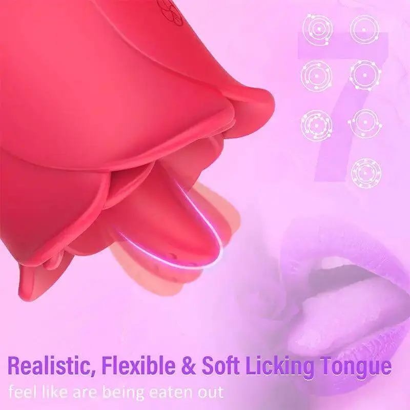 Rose Lick Vibrating Erotica Set