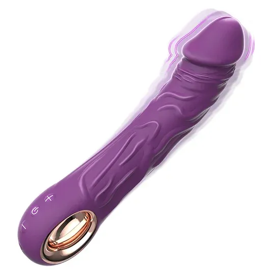 Vibrating Realistic Dildo G-spot Anal Vibrator