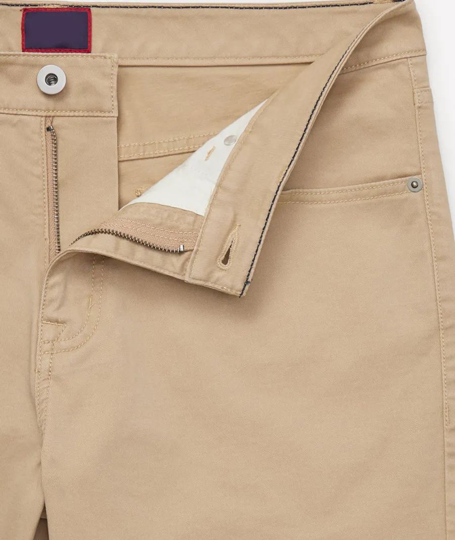 Khaki Casual Men's Trousers