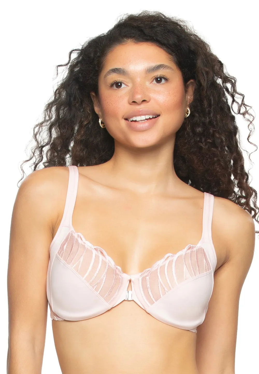 Felina Angie Unlined Front Close Minimizer Bra