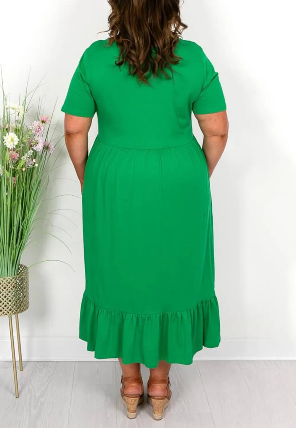 Green Cotton Dress