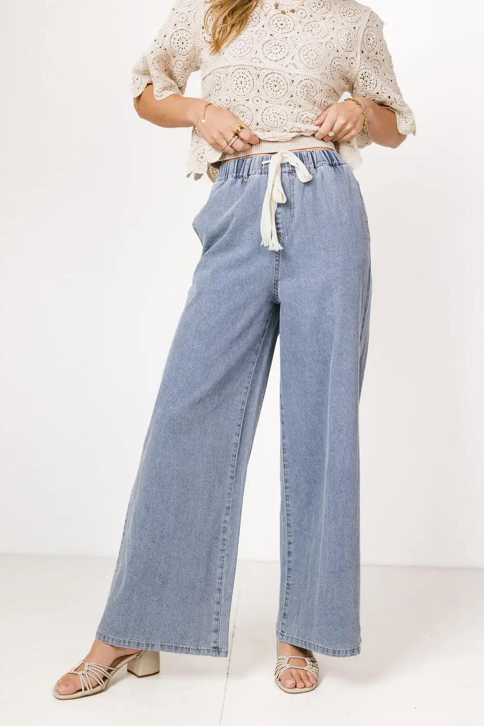 MICKEY WIDE LEG JEANS