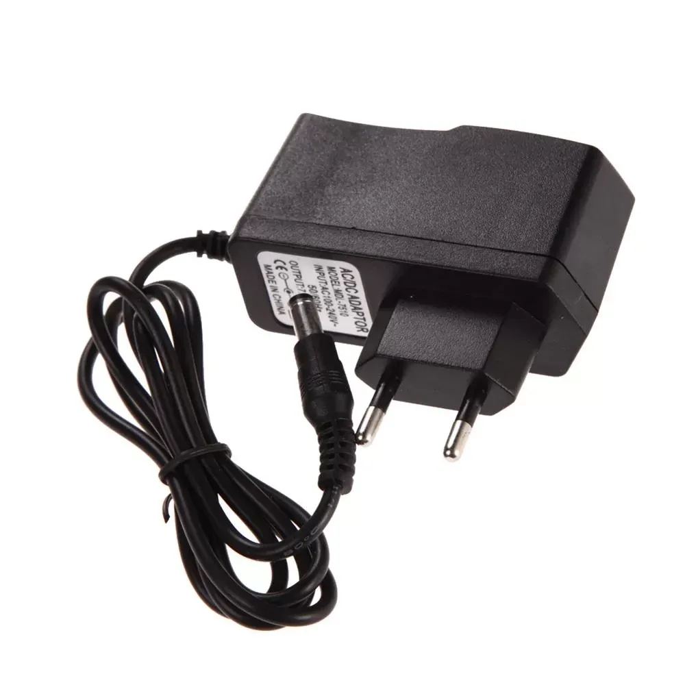 EU Plug AC 100-240V Converter Adapter DC 5.5 x 2.5MM 7.5V 1A 1000mA Charger For Laptop