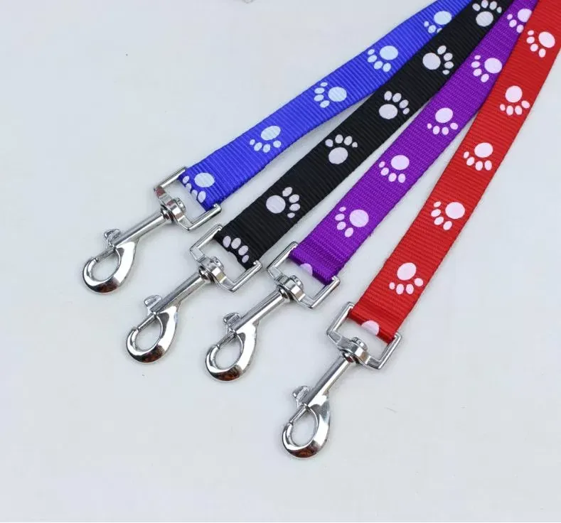 120cm Long High Quality Nylon Dog Pet Leash Lead for Daily Walking 1.0cm 1.5cm 2.0cm 4 Colors