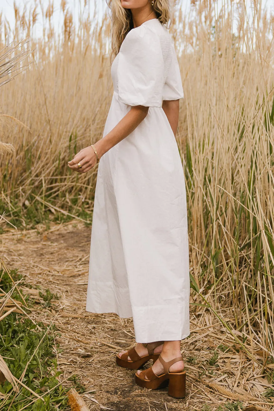 CASSIA CORSET DRESS IN IVORY