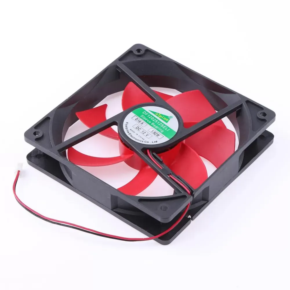 12cm 120mm DC12V 1800R 120x120x25mm 2Pin Cooling Fan for PC