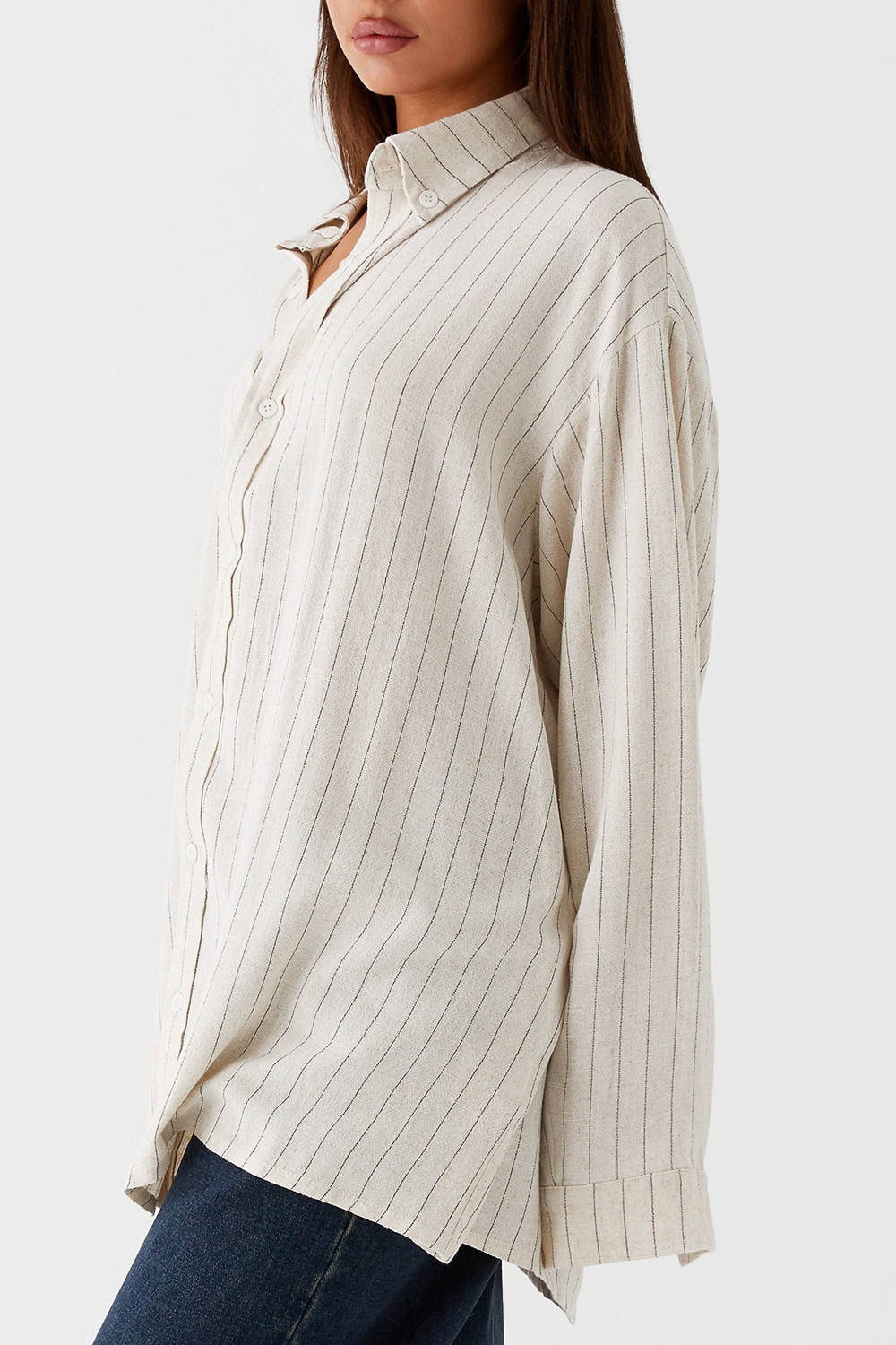 Extra large linen shirt