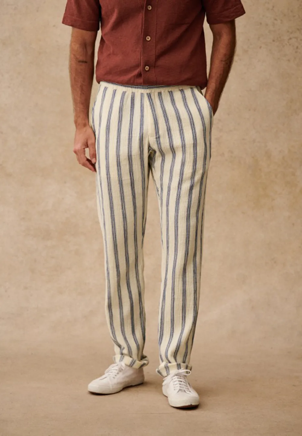 Danny Lightweight Cotton Trousers