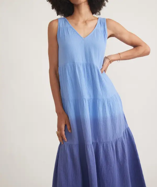 Corinne Double Cloth Maxi Dress