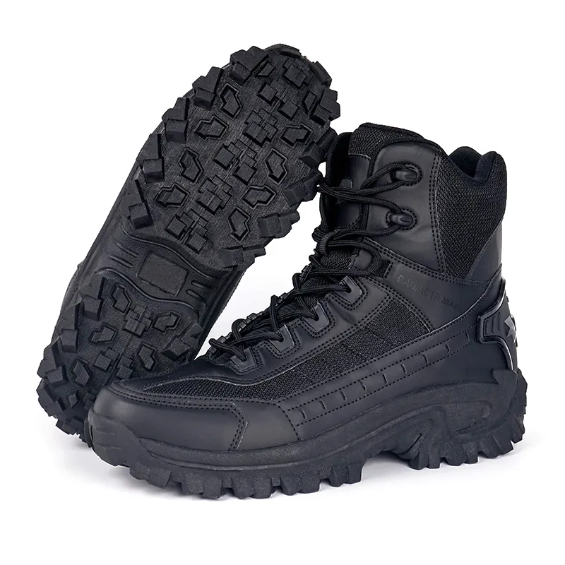 Waterproof and Puncture Resistant Men's Orthopedic Support Combat Hiking Boots - Improve outdoor mobility and relieve pain