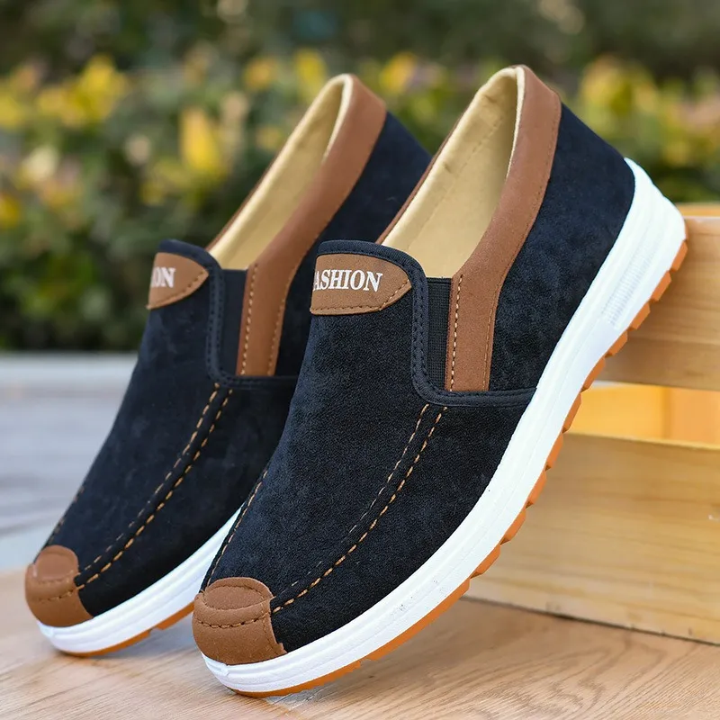 🔥Last Day Promotion 70% OFF 🎁 Men's Casual Leather Good Arch Support & Non-slip Outdoor Breathable Walking Shoes