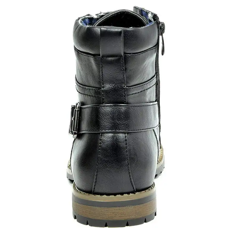 Men's Fashionable And Comfortable Genuine Leather Motorcycle Boots--Suitable for prolonged standing and walking