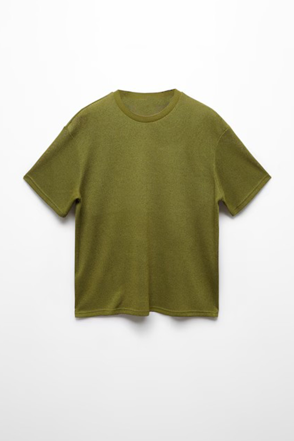 T-shirt with regular-fit structure