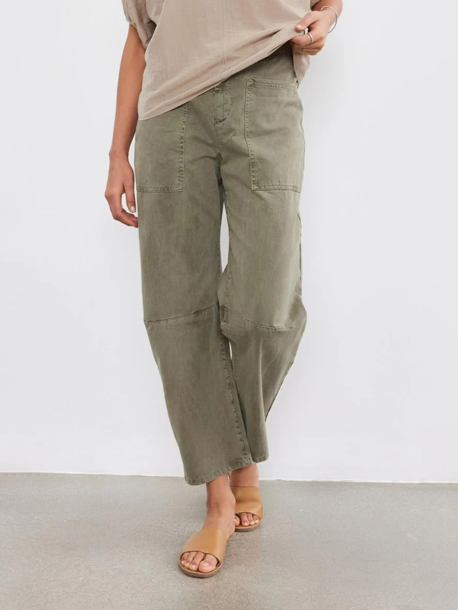 Brylie Sanded Twill Utility Pant