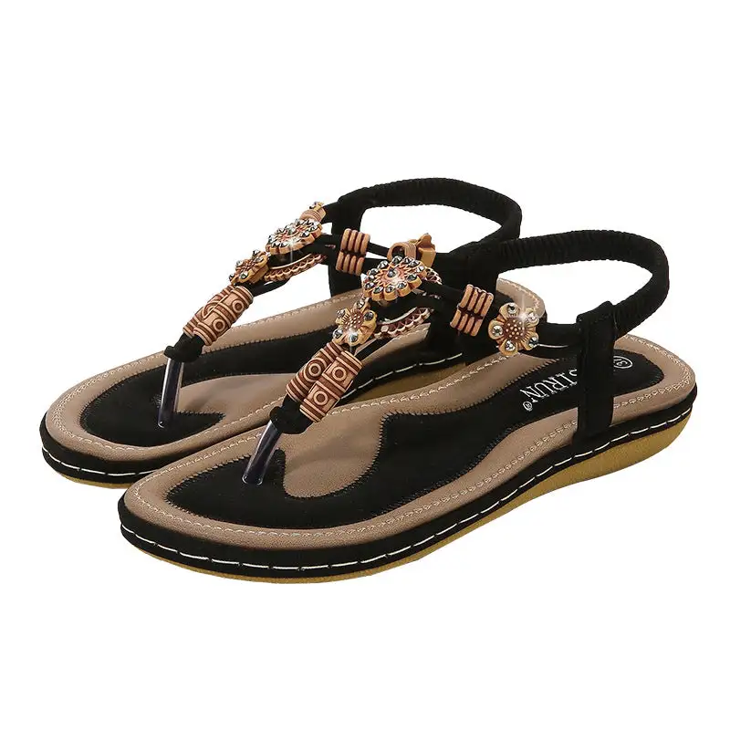 Cilool Bohemia Women Ladies Fashion Flat Sandals