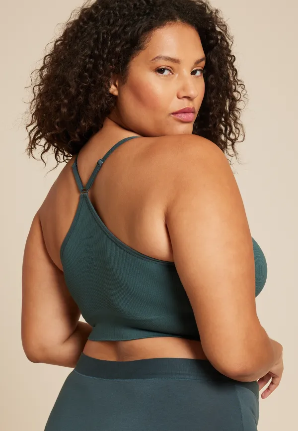 True Stretch Seamless Simple Strap Bralette