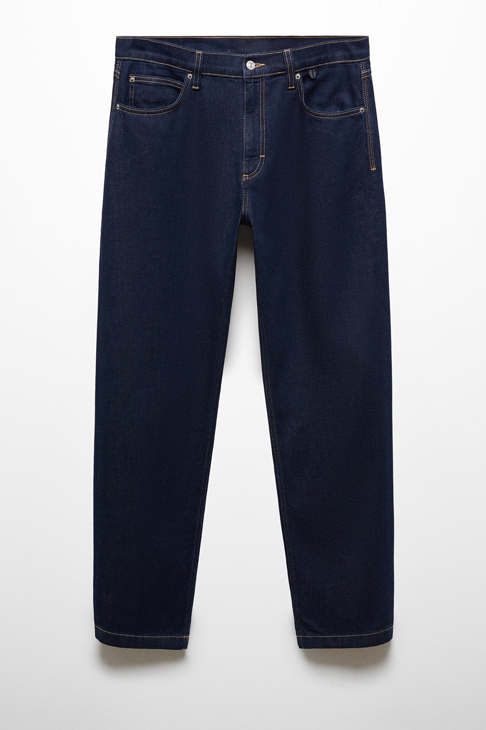 Relaxed fit dark wash jeans