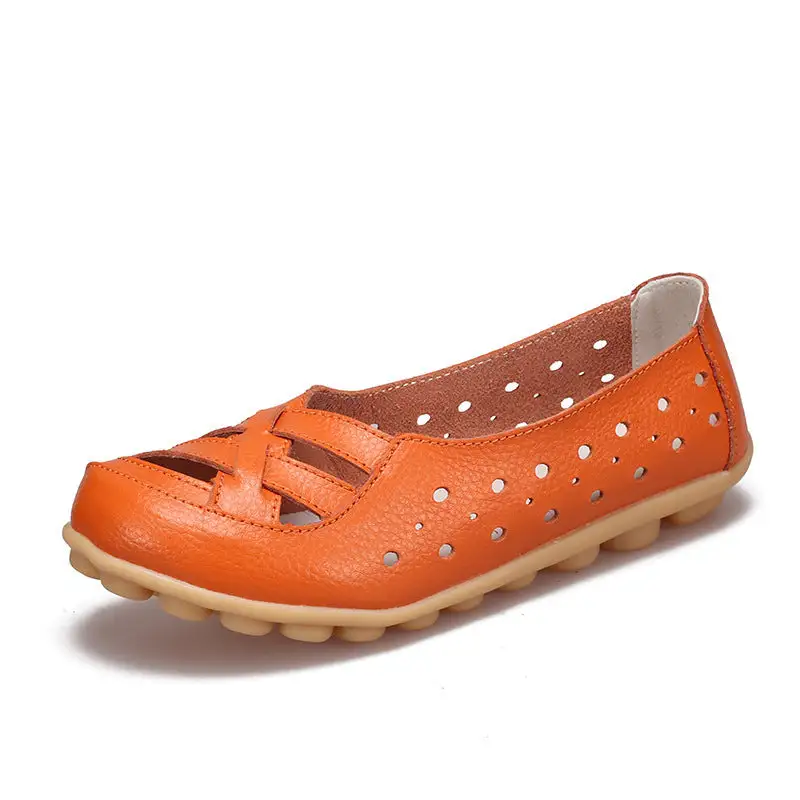 Cilool Summer Flat-bottomed Sandals Hollow Shoes