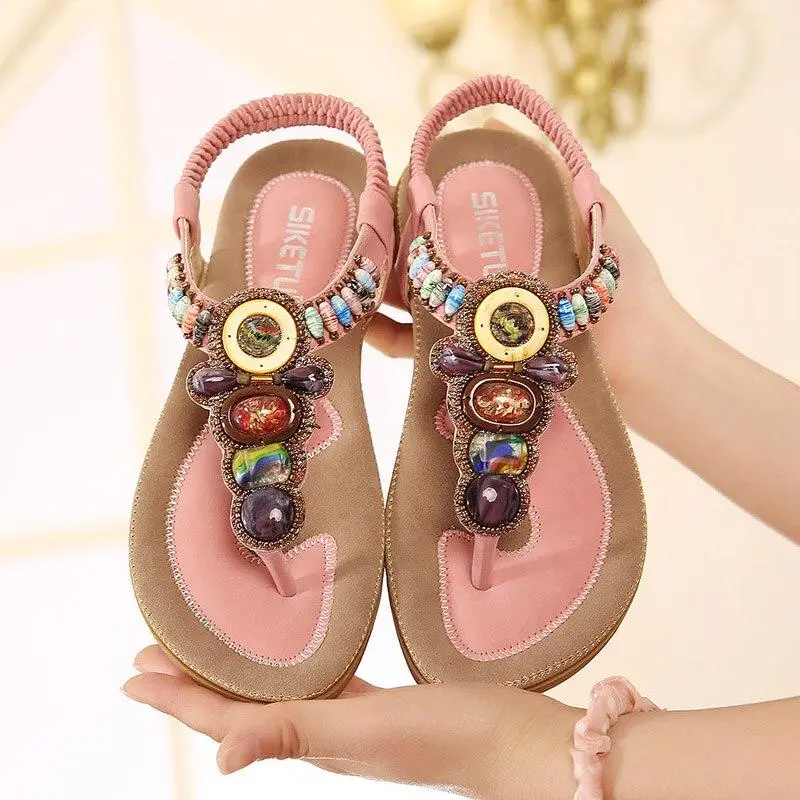 Women Sandals Waterproo Sli On Round Female Slippers