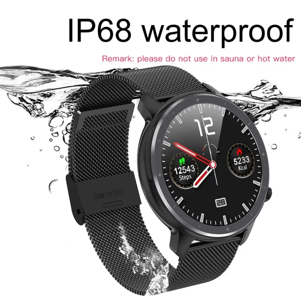 L11 Smart Watch Men Heart-Rate Blood-Pressure Monitor IP68 Waterproof Watch Fashion Multi-functional Smart Watch High-end