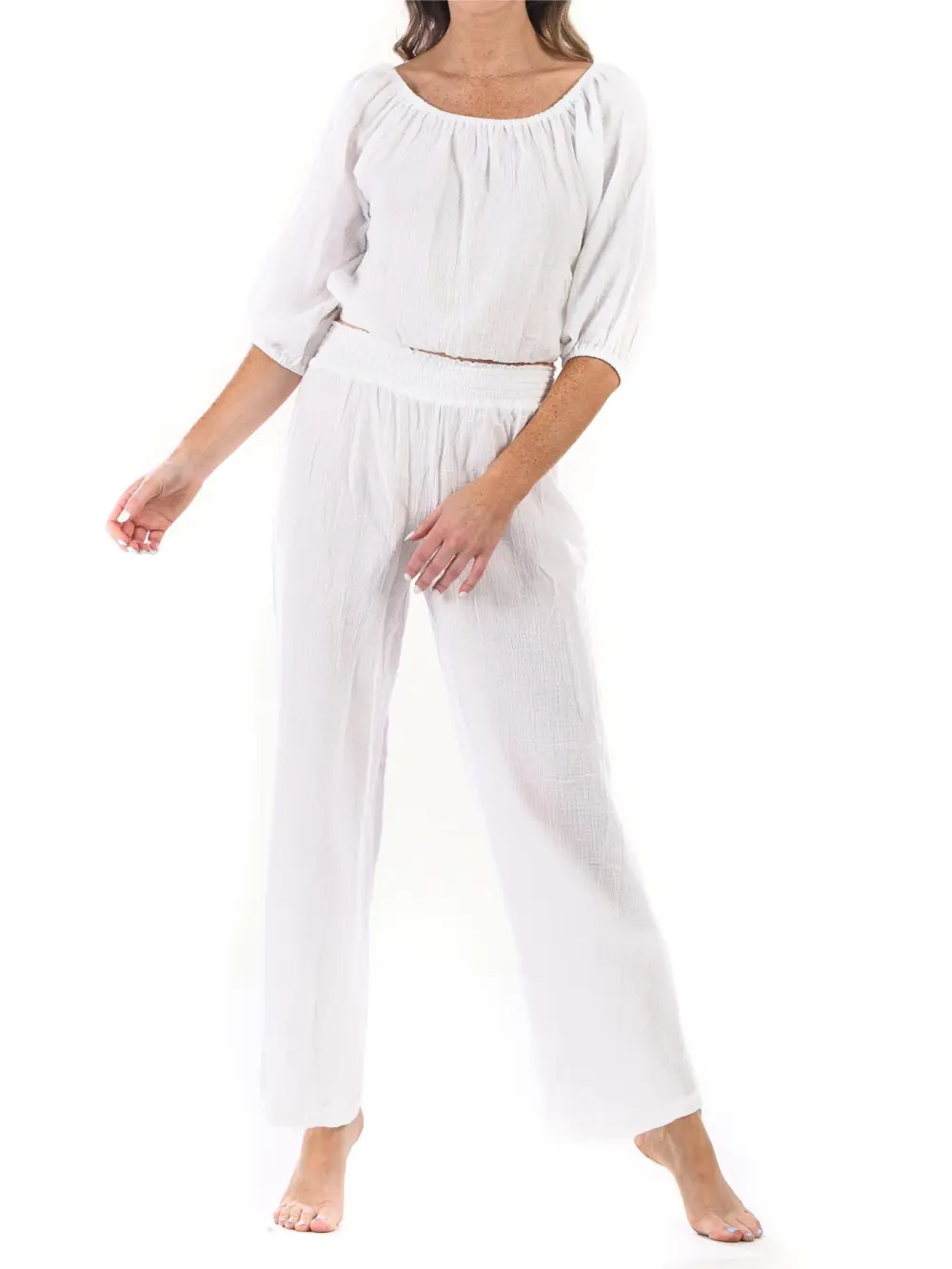 Bondi Set Pants / White