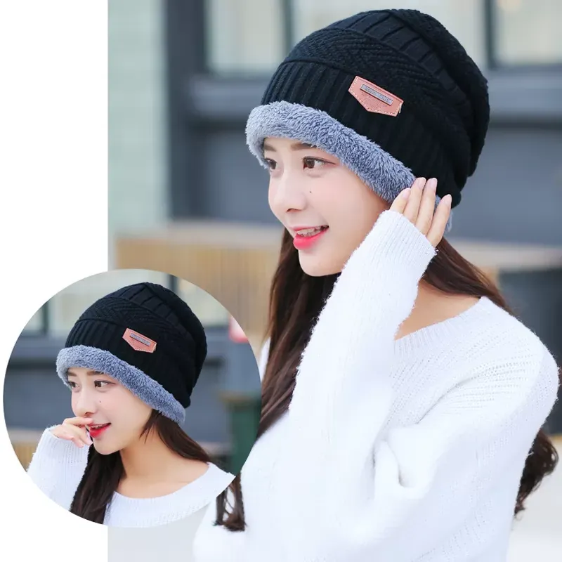 Winter Hat Fashion Designer Bucket Hat and Scalf for Man Woman Hats  Multiple Styles