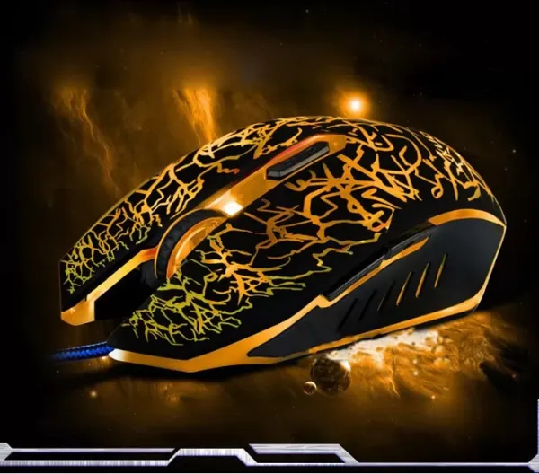 Professional Colorful LED Backlight 800/1200/1600DPI/2400DPI Optical Wired Gaming Mouse Mice